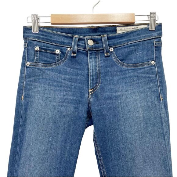 Rag & Bone Cate Mid Rise Skinny Jeans Women’s Size 27 | 4 Joshua Mid Indigo Wash - Picture 7 of 14